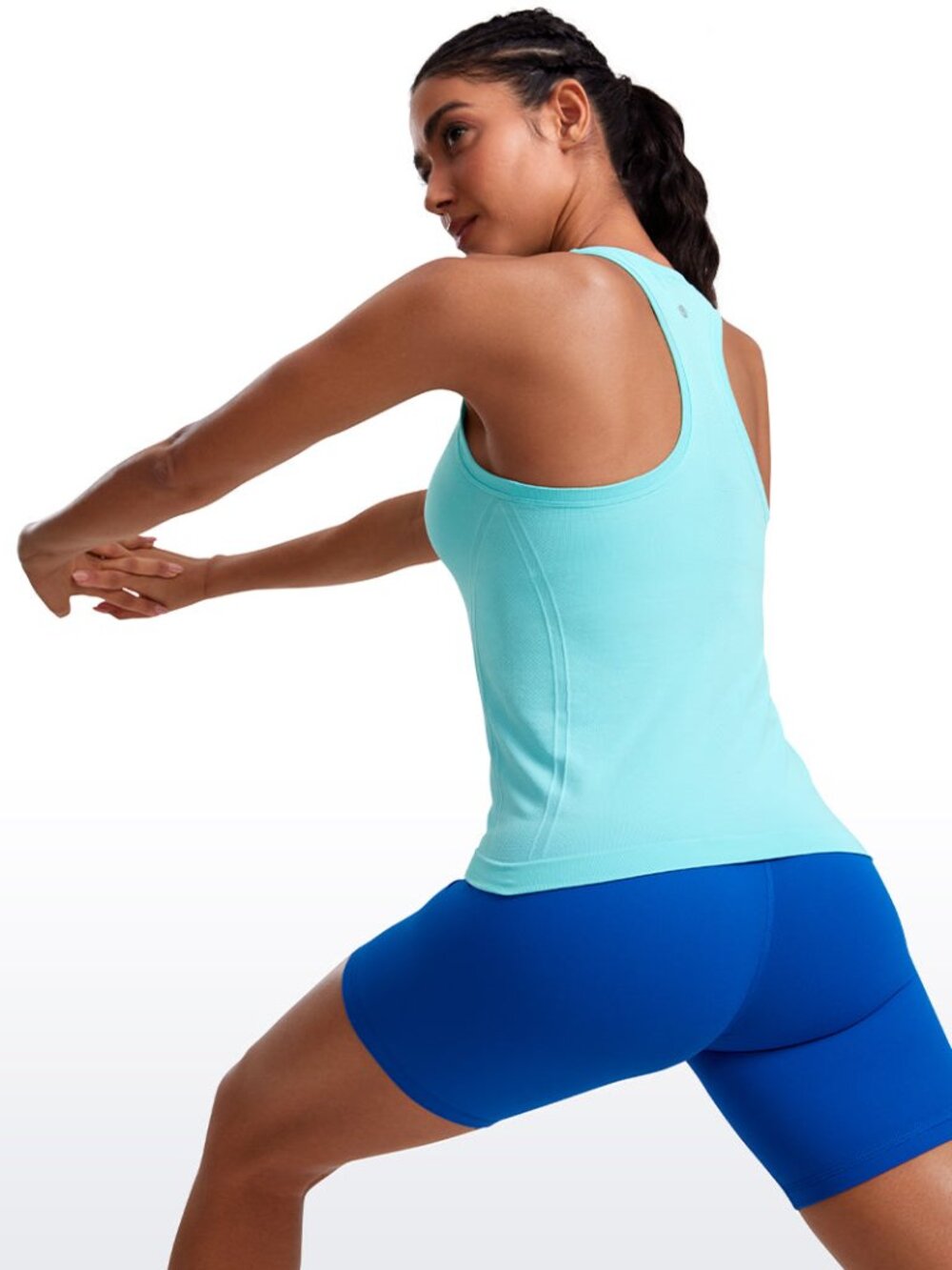 Seamless Crewneck Racerback Tank - Picture 3 of 5